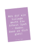 Mr. & Mrs. Panda Postkarte Spruch Kollege Freude mit Spruch in Lavendeltraum