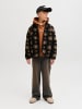 JACK & JONES Junior Teddyfell Jacke in Black