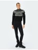 KOTON Sweater in Schwarz Gemustert