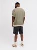 JACK & JONES PLUS Gestricktes Polo in Martini Olive