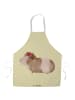 Mr. & Mrs. Panda Schürze Meerschweinchen Weisheit ohne Spruch in Gelb Pastell