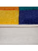 KADIMA DESIGN Bunter, langlebiger Teppich mit Retro-geometrischem Muster