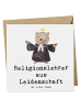 Mr. & Mrs. Panda Klappkarte Religionslehrer Leidenschaft mit Spruch in Weiß