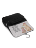 Mr. & Mrs. Panda Waschtasche Bär Kind mit Spruch in Grau Pastell