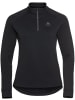 Odlo Longsleeve "Midlayer 1/2 Zip Berra" in Schwarz