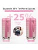 ABRIHOME Koffer set mit Reisetaschen und TSA-Schloss in Rosa