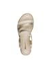 Tamaris Sandalen mit Riemchen Elfenbein