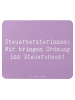 Mr. & Mrs. Panda Maus-Pad Spruch Steuerberaterin Ordnung mit Spruch in Lavendeltraum