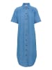 Kaffe Kleid KAluise Loose fit in Medium Blue Chambray