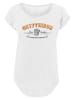 F4NT4STIC Long Cut T-Shirt Harry Potter Gryffindor Team Quidditch in weiß