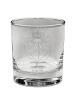 Mr. & Mrs. Panda Whiskeyglas Hummel Blume ohne Spruch in Transparent
