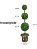 COSTWAY Künstlicher Formschnittbaum 120 cm in Grün