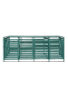 MCW XL 4er-/8er-Mülltonnenverkleidung H62, erweiterbar, Dunkelgrün