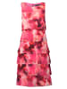 Vera Mont Cocktailkleid mit Rüschen in Pink/Red