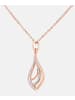 Diamant L'éternel Halskette mit Anhänger aus 375 Roségold mit Diamant in Roségold