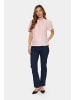 SAINT TROPEZ Kurzarm-Bluse JovitaSZ Gerade Passform in Ash Rose