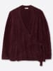 sheego Langarm-Pullover in burgund