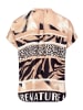 Betty Barclay Longbluse mit Stehkragen in Beige/Schwarz