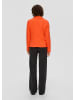 s.Oliver Sweatshirt Jacke langarm in Orange