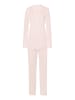 Hanro Pyjama Cotton Deluxe in Crystal pink