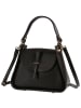 Florence Florence Schultertasche Leder schwarz ca. 26cm