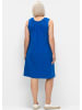 sheego Jerseykleid in kobaltblau