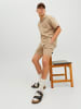 Jack & Jones Chino Shorts Kurze Bermuda Krepp Hose JPSTJEFF in Beige