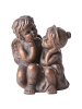 Beliani Gartenfigur DAMARO in Braun - (W) 21 x (H) 32 x (L) 19 cm