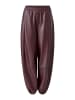 Oui Hose Lederoptik in bramble berry