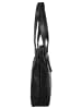 SPIKES & SPARROW Shopper echt Leder in schwarz