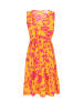 IZIA Dress in yellow multicolor