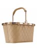 Reisenthel Carrybag - Einkaufskorb (cord dark matcha) in frame rhombus ginger