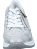 rieker Schnürschuhe in fog-silver/kreide-silver/weiss/bianco