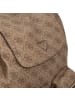 Guess Manhattan II City Rucksack 33 cm in latte logo