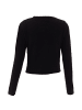 NAEMI Damen Strickjacke in Schwarz