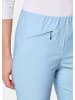 GOLDNER Schlupfhose LOUISA mit Steppnähten in hellblau