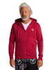 Carlo Colucci Sweatjacke Corrarati in Rot