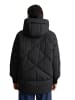 Marc O'Polo DENIM Lange Kapuzen-Steppjacke relaxed in Schwarz