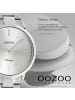 Oozoo Analog-Armbanduhr Oozoo Timepieces silber groß (ca. 42mm)