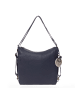 Mandarina Duck Mellow Leather Schultertasche Leder 36 cm in dress blue