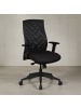KADIMA DESIGN Bürostuhl | Stoff, Schwarz, Armlehne, Polsterung, 120kg