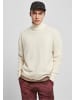 Urban Classics Urban Classics Herren Oversized Roll Neck Sweater in whitesand