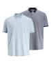 JACK & JONES PLUS 2er-Pack Poloshirt in Ashley Blue