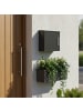 relaxdays Briefkasten in Schwarz - (B)33 x (H)35 x (T)12 cm