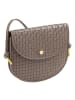 DuDu Skye Umhängetasche Leder 21 cm taupe