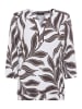 Olsen Tunikashirt Clara in schoko weiß - 0001
