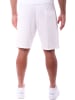RESLAD Baumwollhose Freizeithose kurz in weiß