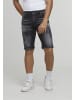 2Y Premium Denim Short in black