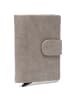 The Chesterfield Brand Prague Kreditkartenetui RFID Schutz Leder 7 cm in light grey
