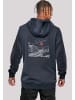 F4NT4STIC Hoodie Escape Discover the World Town Train Station in marineblau